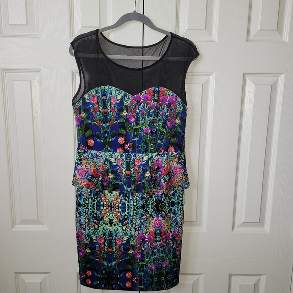 Enfocus Studio Dresses & Skirts - Multicolored Peplum Dress